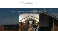 Desktop Screenshot of bellevuechurchofchrist.net