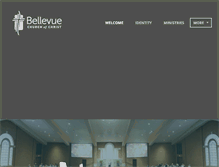Tablet Screenshot of bellevuechurchofchrist.com